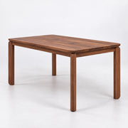 Mesa de comedor de madera maciza de nogal fija Golf | VESKOR