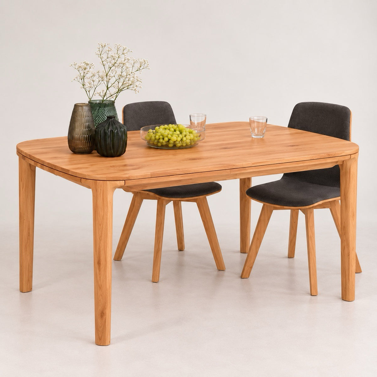 Mesa de comedor extensible madera maciza de haya IKONA | VESKOR