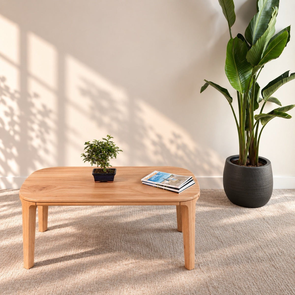 Mesa de centro madera maciza haya IKONA | VESKOR