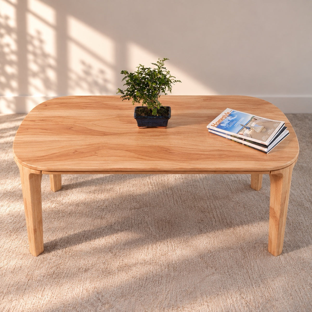 Mesa de centro madera maciza haya IKONA | VESKOR