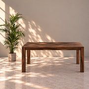 Mesa de comedor de madera maciza de nogal extensible Lux 2020 | VESKOR