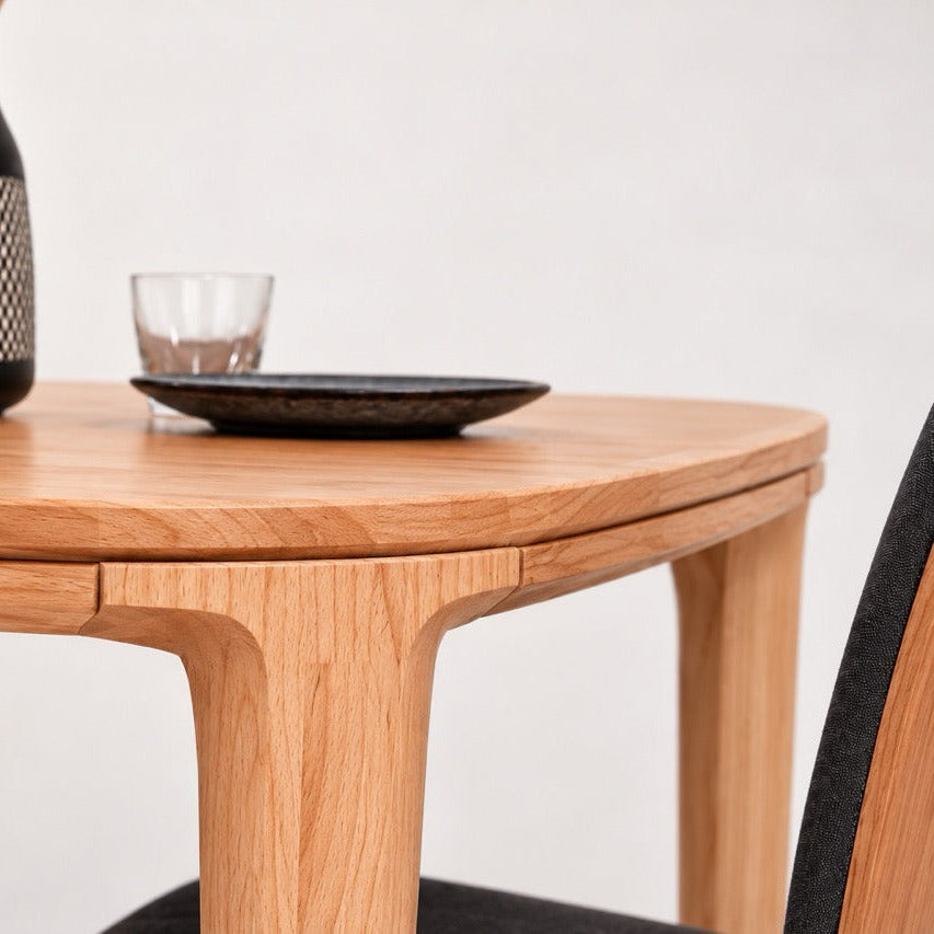 Mesa de comedor fija madera maciza de haya IKONA | VESKOR
