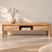 Mueble TV de madera maciza de haya DITA | VESKOR