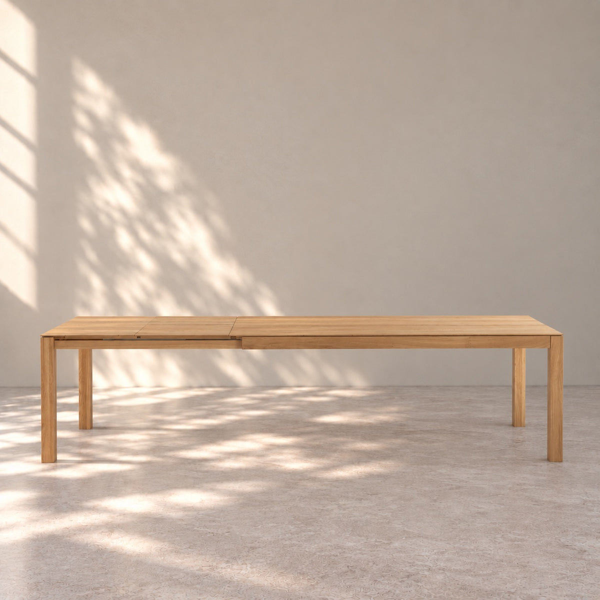Mesa de comedor extensible madera maciza de roble VERDI | VESKOR