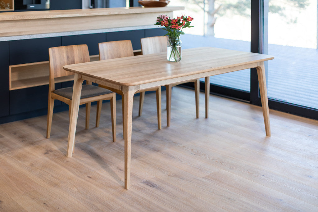 Mesa de comedor fija madera maciza de haya TOKIO | VESKOR